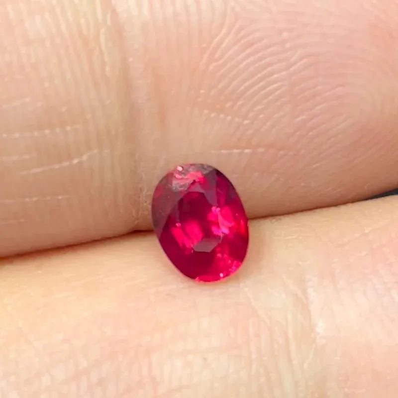 Natural 1.02ct Pigeon Blood Red Ruby Gemstone - Certified High-End Custom Jewelry with International Lab Report - Perfect for Engagement Rings & Luxury Gifts