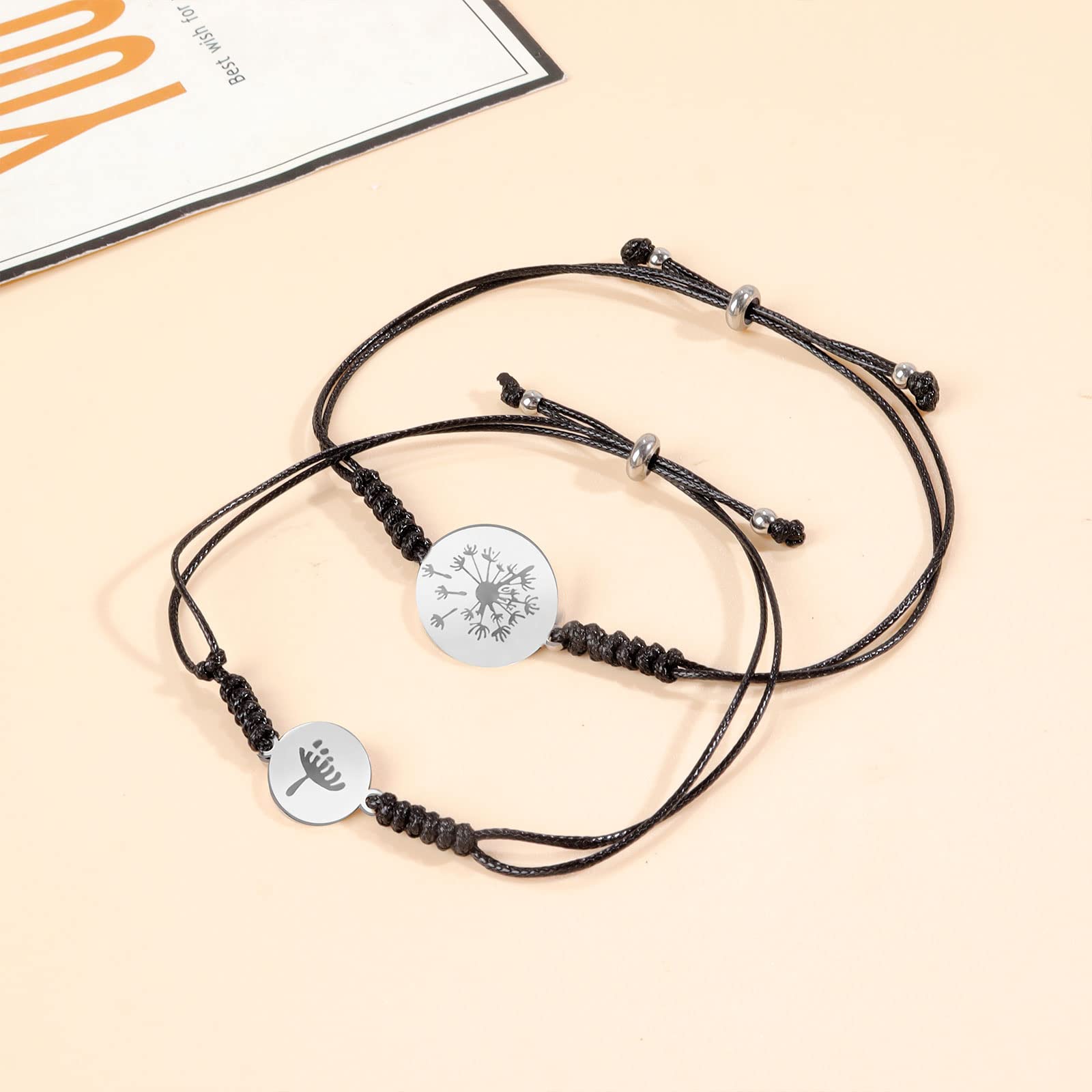 **Matching Mother Daughter Bracelet Set - Heartfelt Gift for Mom & Daughter - Christmas Stocking Stuffers, Birthday Present - Perfect for Family Bonding & Special Occasions**