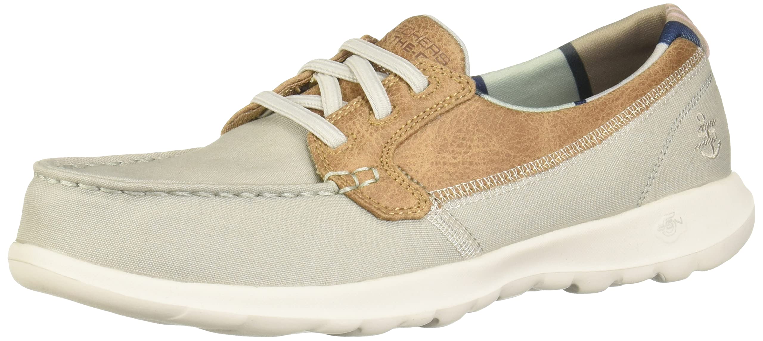 Skechers Women's Go Walk Lite-136070 Comfortable Slip-On Boat Shoes for Walking, Travel & Casual Wear - Lightweight & Breathable Design