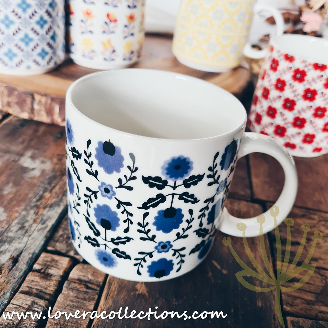 Japanese Fabric Gift Set with Matching Mugs - 65% Off Clearance Sale - Perfect for Home Decor, Tea Time & Thoughtful Presents