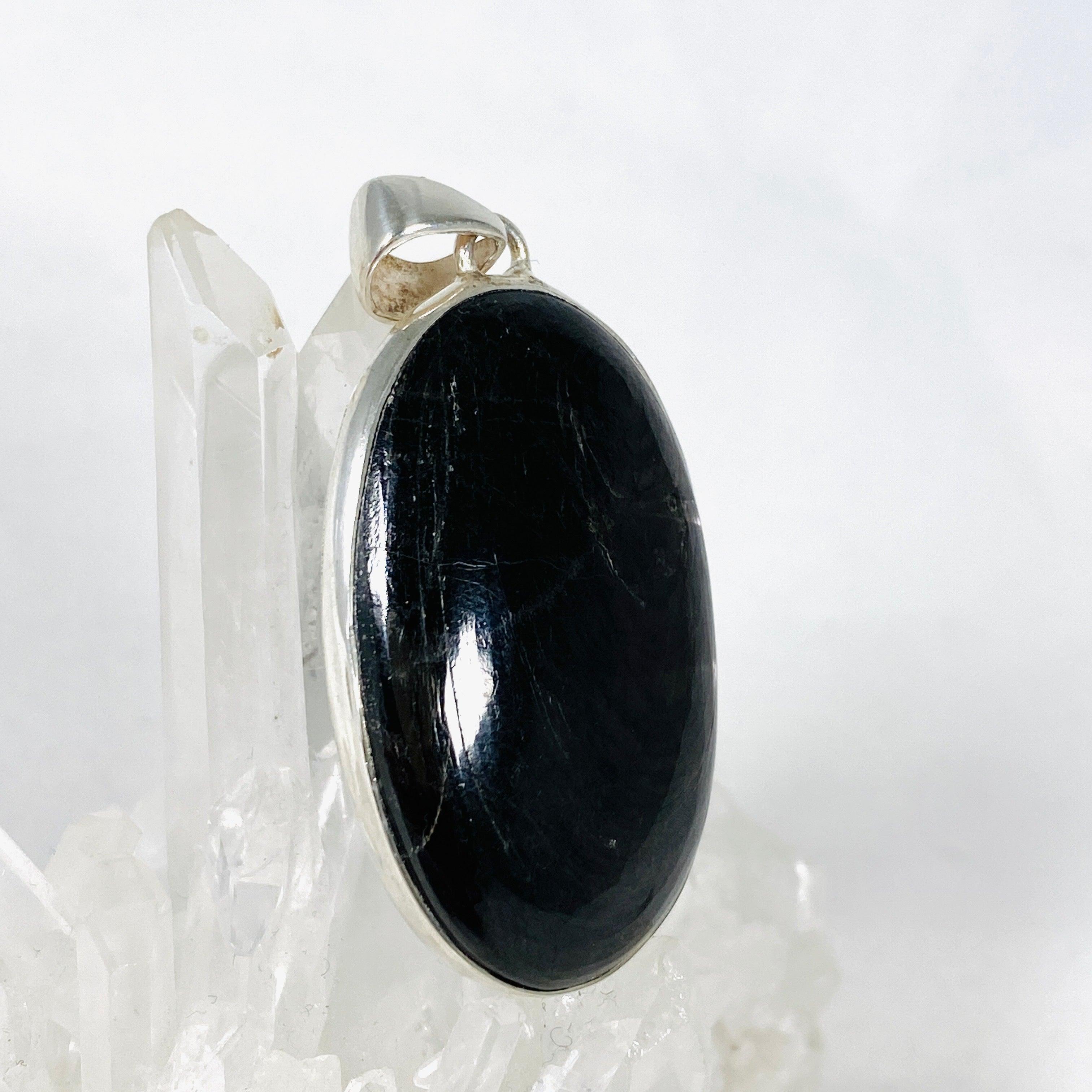 Hypersthene Oval Pendant Necklace KPGJ3060 - Elegant Gemstone Jewelry for Women, Perfect for Daily Wear & Special Occasions