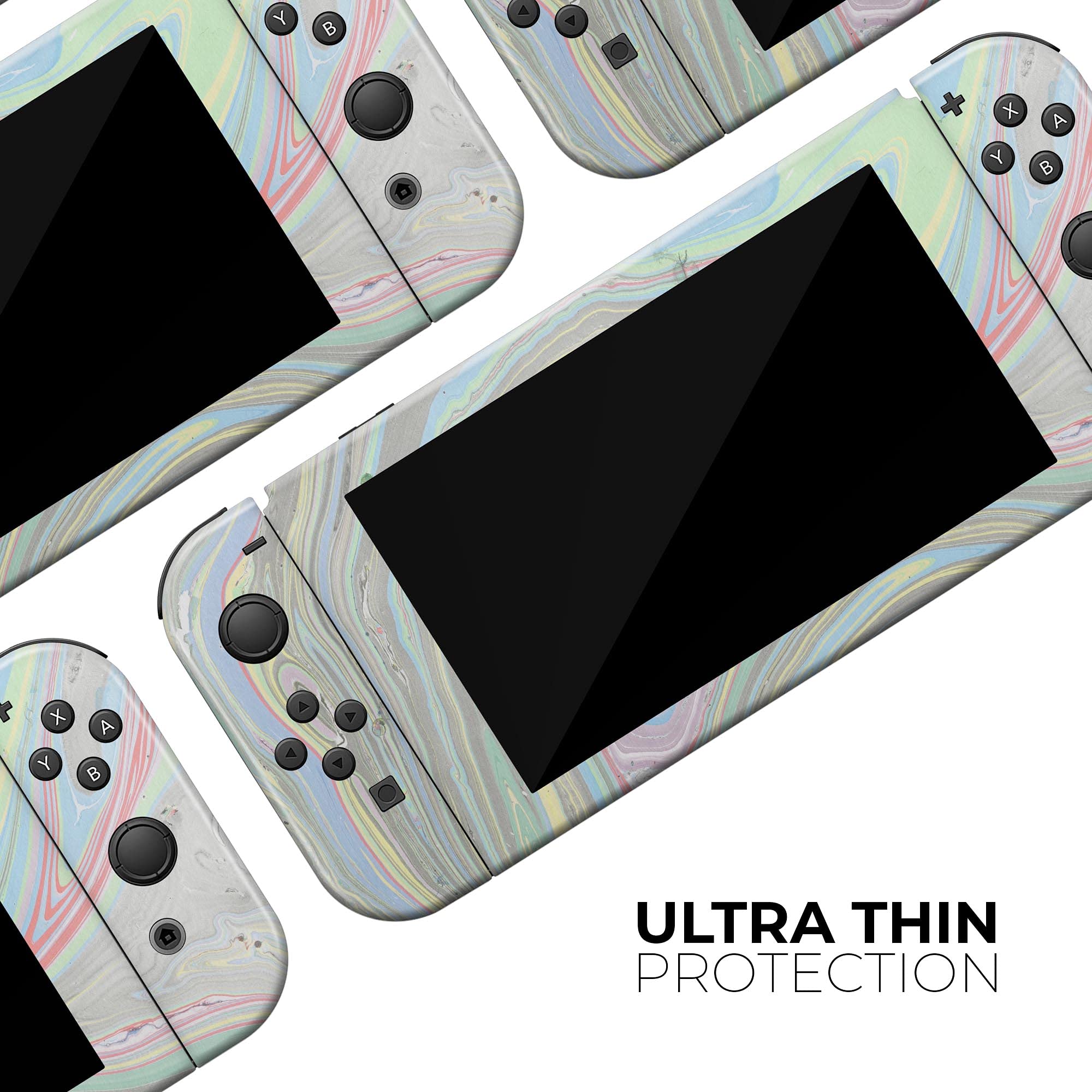 Nintendo Switch Dock Skin Cover - Scratch-Resistant Removable Vinyl Wrap with Marble Swirl Design | Protective Decal for Gaming Setup & Home Decor