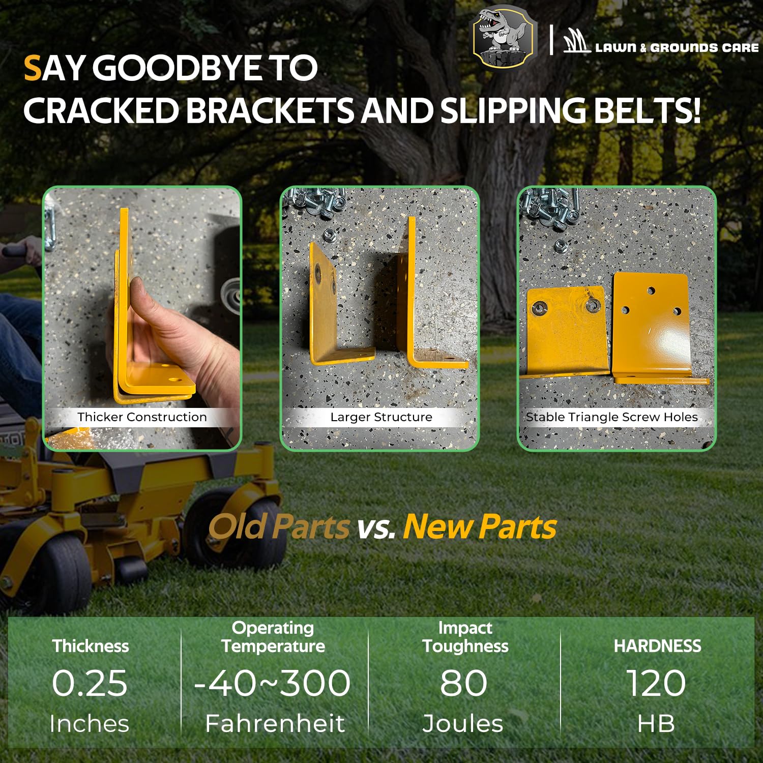 **Upgraded 125255 Hydro Transmission Brackets Kit for Hustler Zero-Turn Mowers – Heavy-Duty Thicker Brackets & Hardware – OE Replacement Service Kit – Perfect for Lawn Maintenance & Landscaping**