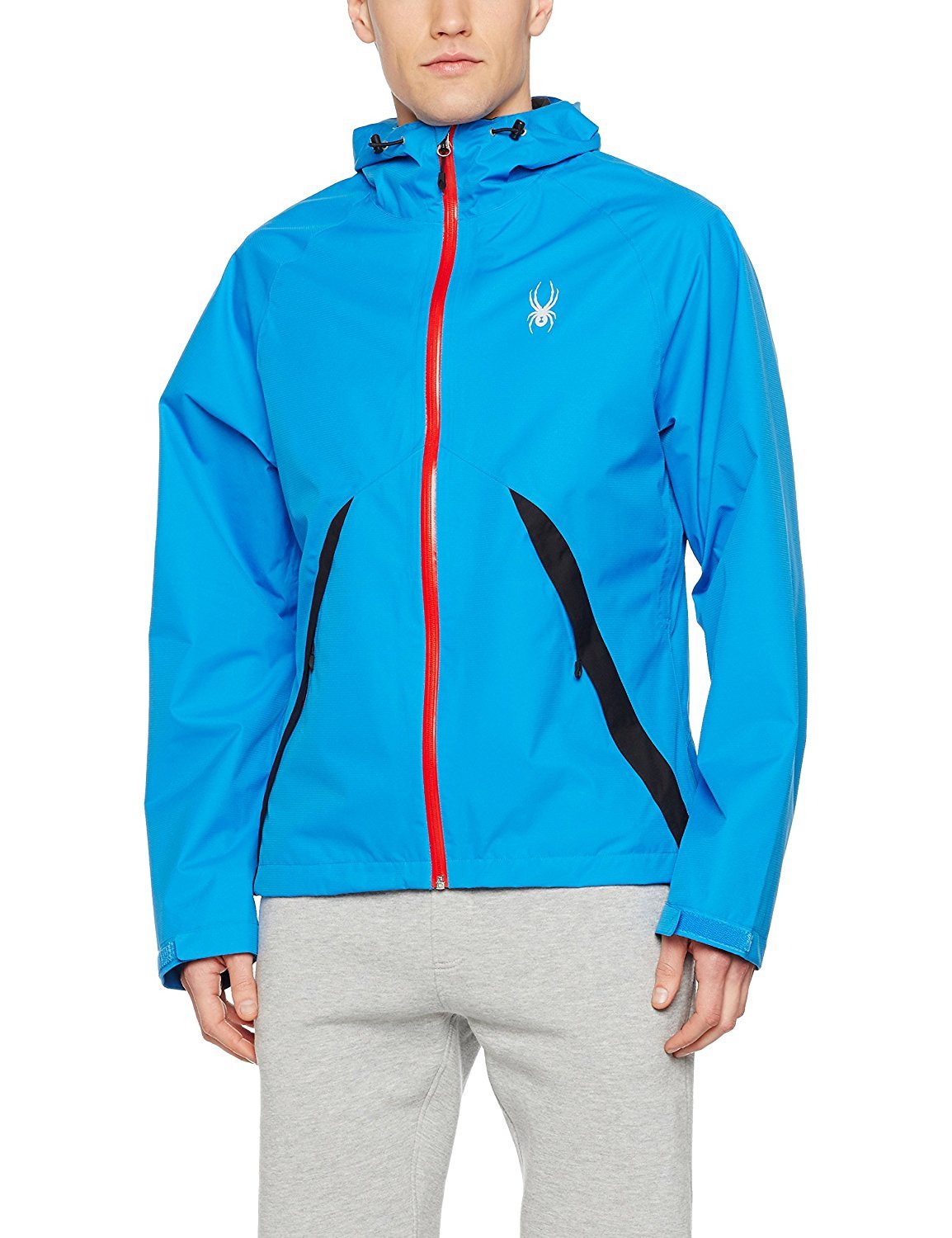 Spyder Men's Full Zip Jacket - Lightweight Waterproof Windbreaker for Outdoor Activities, Hiking & Running | Winter & Fall Wear