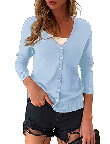 01-s-v Neck-light Indigo
