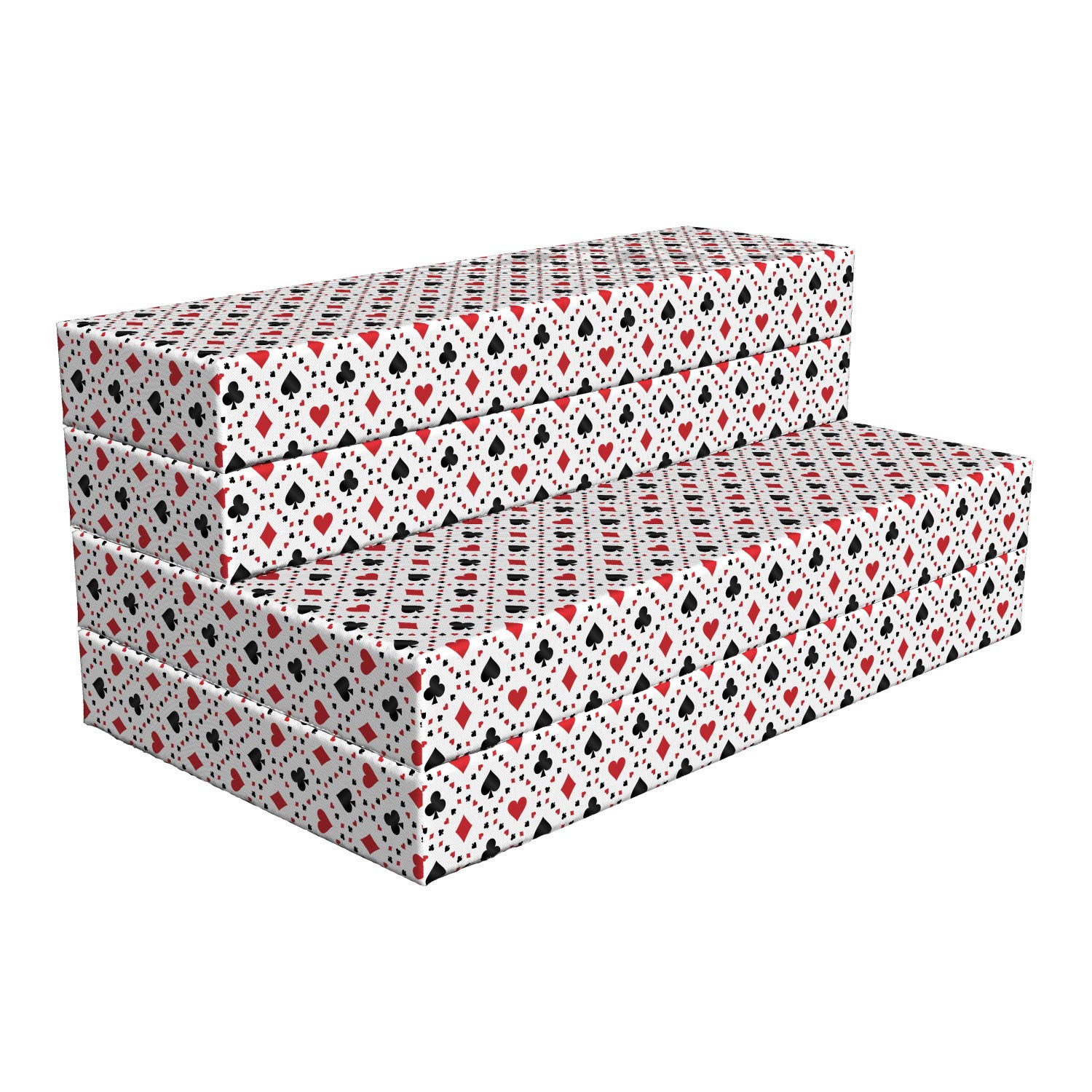 Ambesonne Red Black Foldable Mattress - 78.7