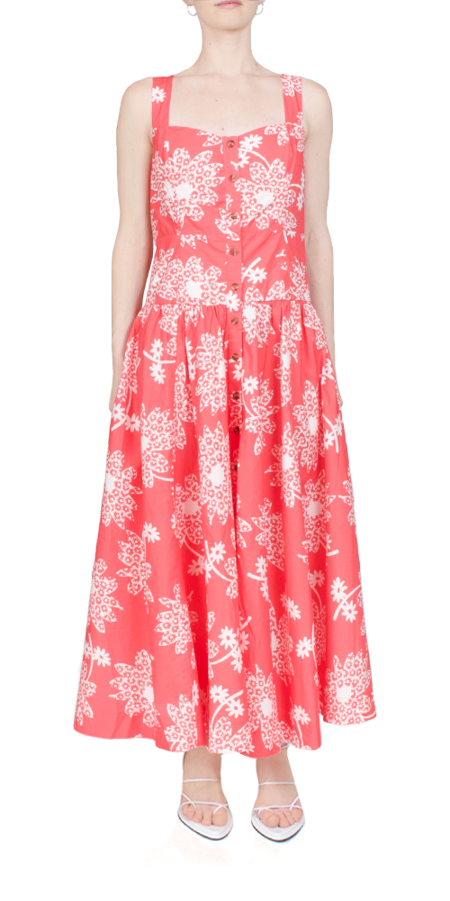 Hoku Dress Paradise - Elegant Floral Summer Dress for Women, Beach Wedding & Vacation Outfit | Perfect for Casual Wear, Date Night & Outdoor Events