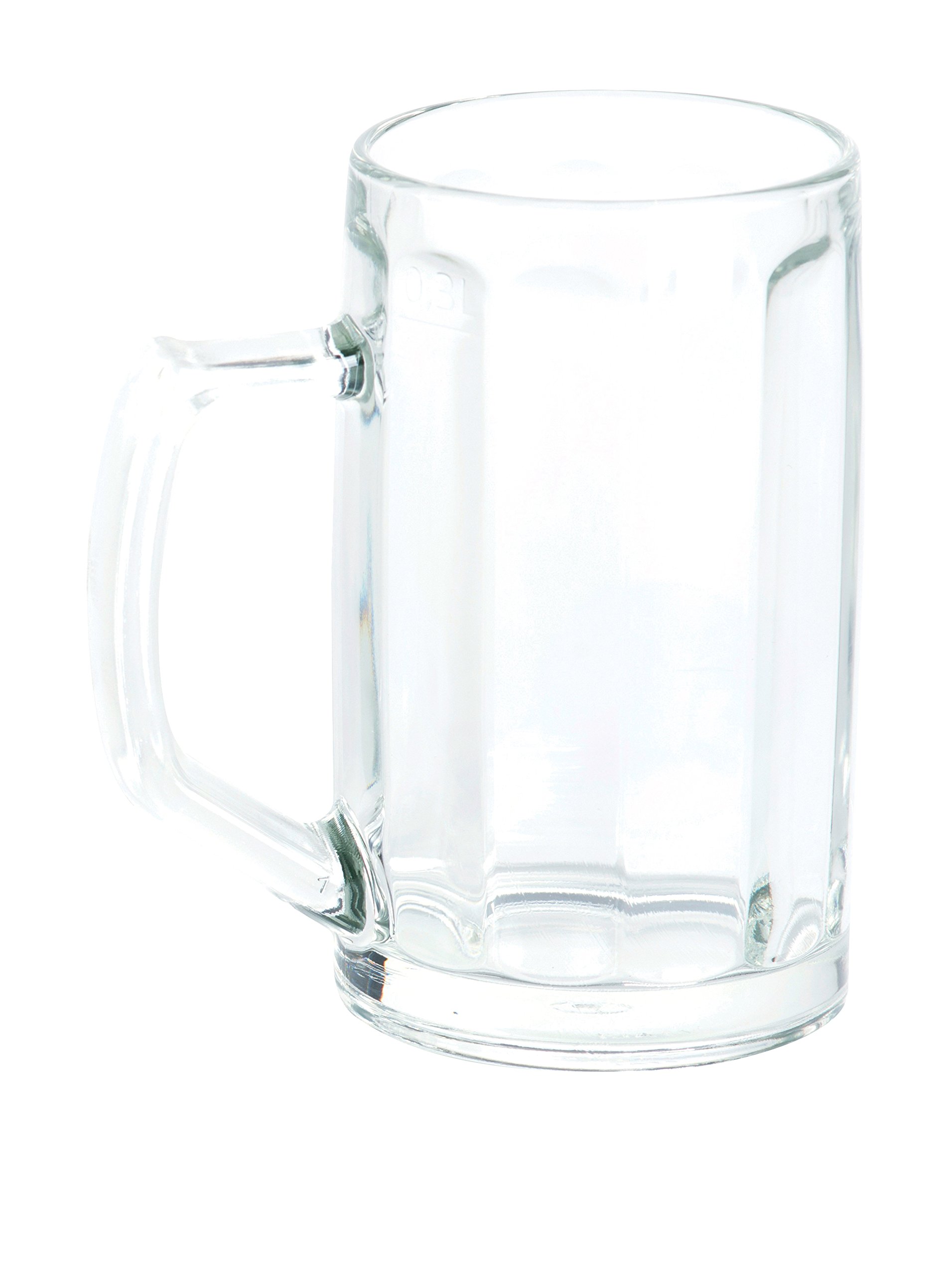 Enjoy Home Set of 6 Beer Glasses - Perfect for Parties, BBQs & Home Bars | Durable Drinking Cups for Lager, Ale & Craft Beer