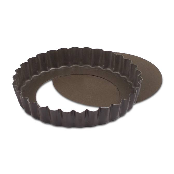 Nonstick Removable Bottom Tart Pan - 9 Inch Round Baking Dish for Perfect Tarts, Quiches & Pies | Easy Release & Even Heating | Ideal for Home Bakers & Professional Chefs