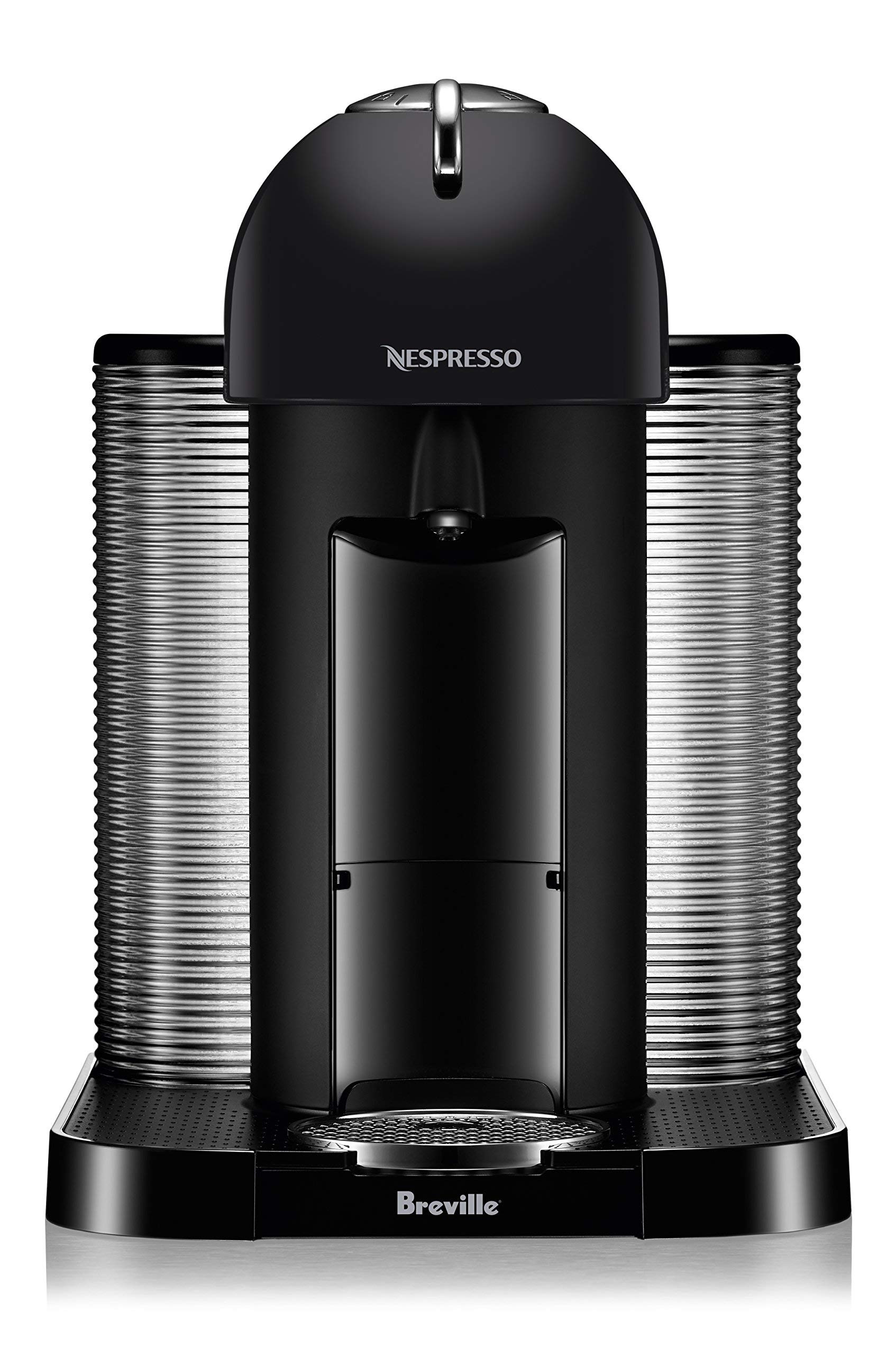 Breville Nespresso Vertuo Coffee & Espresso Machine - Matte Black (Renewed) | Single-Serve Pod Brewer for Home & Office | Perfect for Espresso, Coffee & Latte Lovers