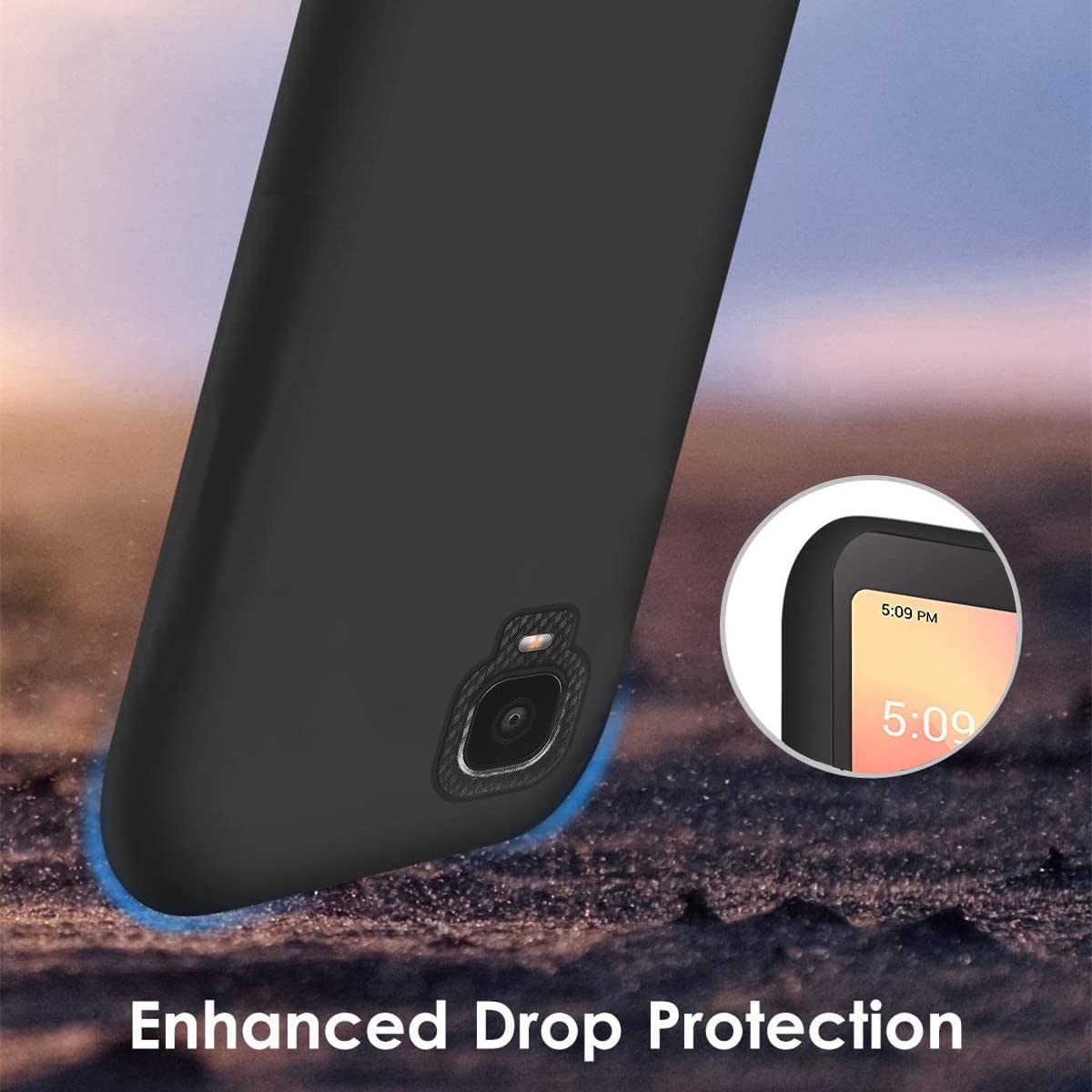 Styletify Custom TCL A3/A30 Phone Case - Personalized Picture, Shockproof Silicone Cover with Soft Candy Design | Perfect Christmas & Birthday Gift | Protective Black Case for Everyday Use & Travel