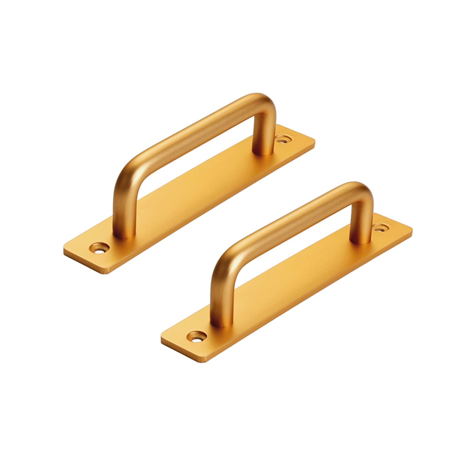 2 Pack Heavy Duty Sliding Door Handles - Punch-Free Cabinet & Cupboard Pull Push Handles for Balcony, Wooden Doors, Bathroom & Bedroom (Color: A, Size: 210mm Length) - Perfect for Modern Home & Office Interior Design