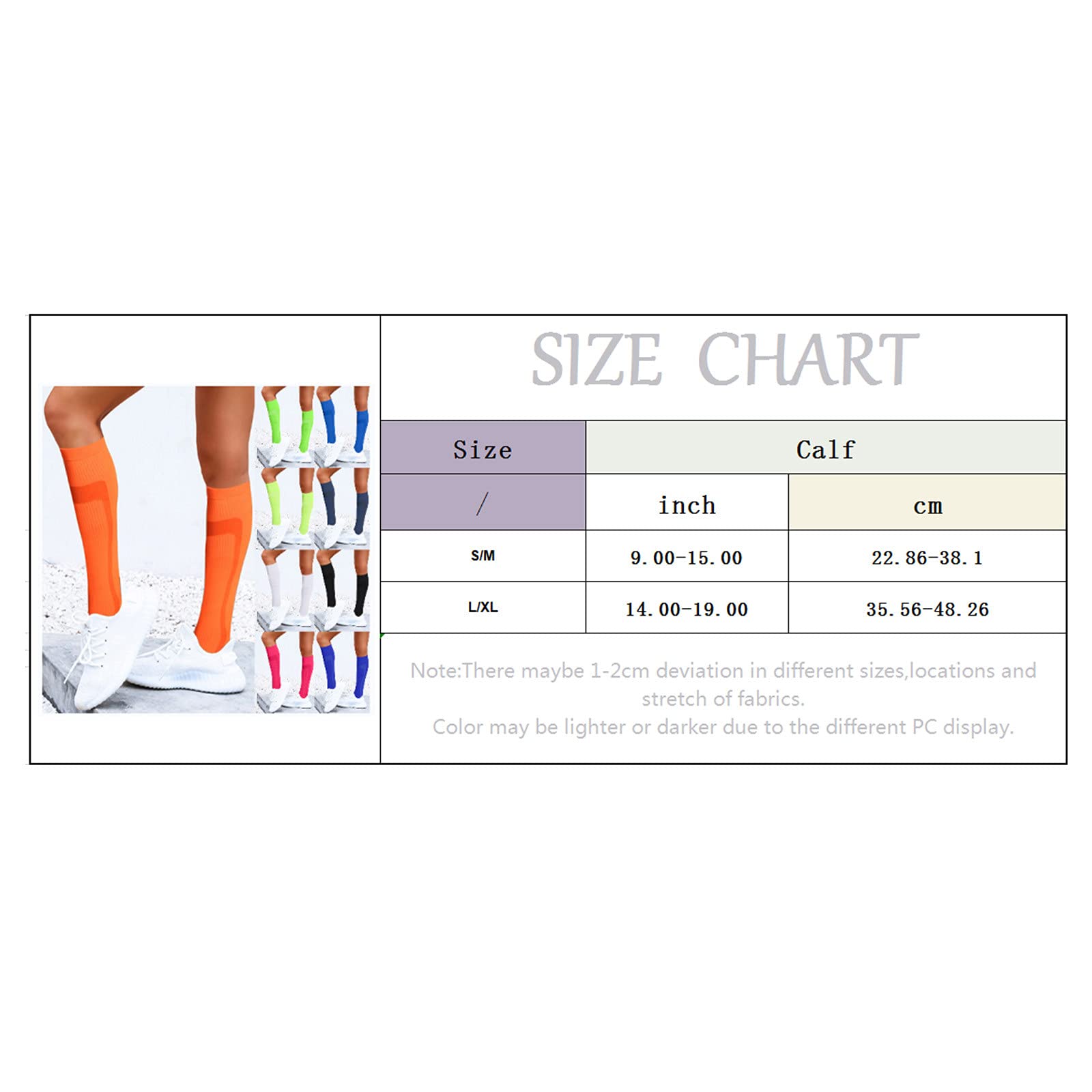 Unisex Compression Running Socks - Breathable Athletic Socks for Men & Women - Fashion Stripe Design for Cycling, Jogging & Outdoor Activities - Mid Calf Sports Socks for Workout & Daily Wear