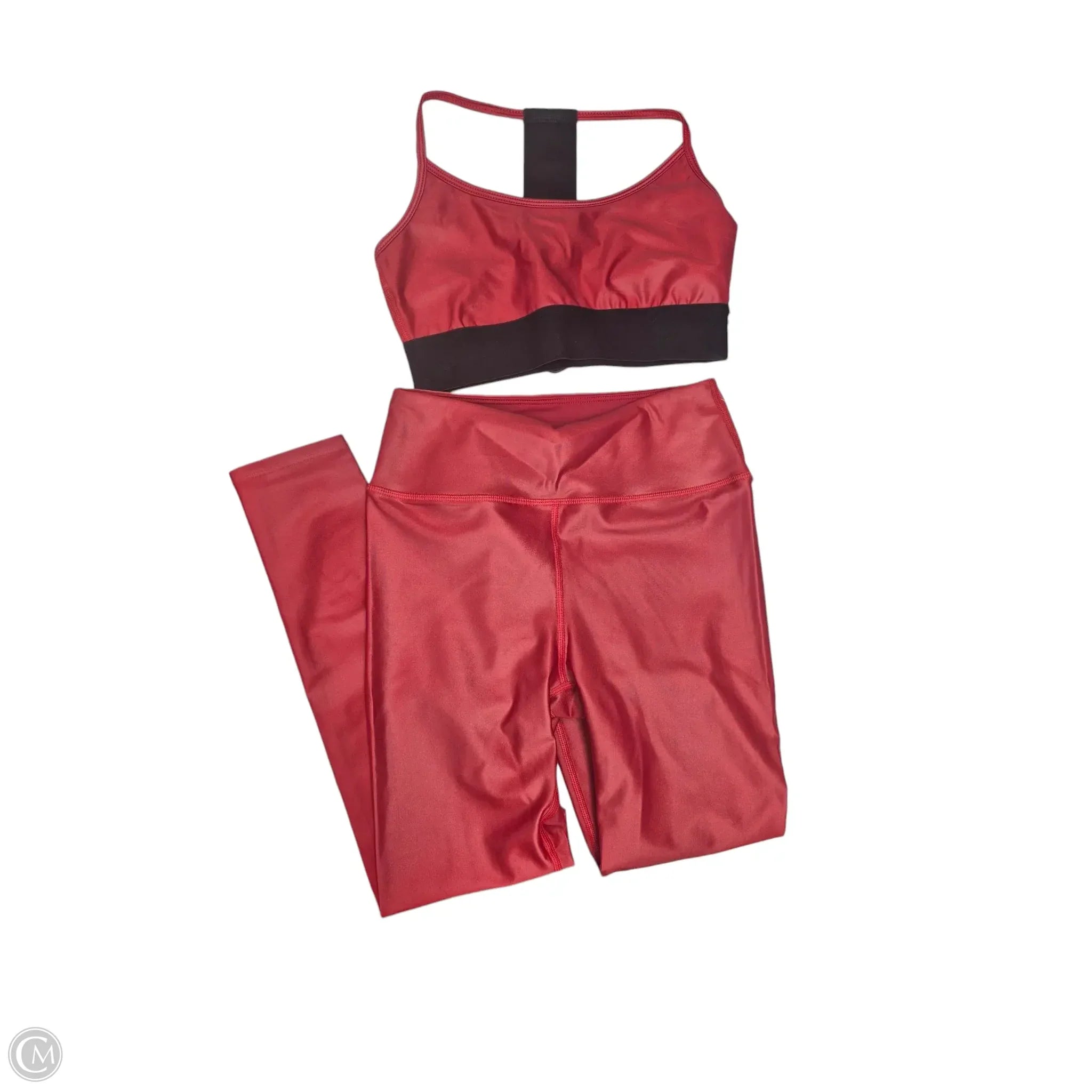CMB Red Athletic 2-Piece Set - Size S | Workout & Gym Outfit for Women | Perfect for Yoga, Running & Fitness