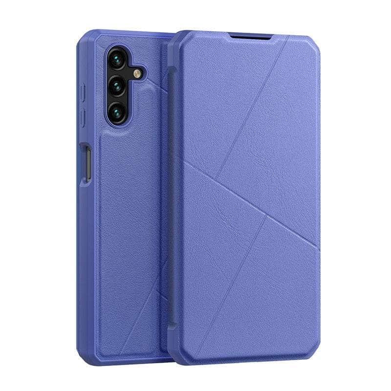 Dux Ducis Premium Genuine Leather Case for Samsung Galaxy S22 - Slim Protective Cover with Card Slots | Perfect for Business & Everyday Use