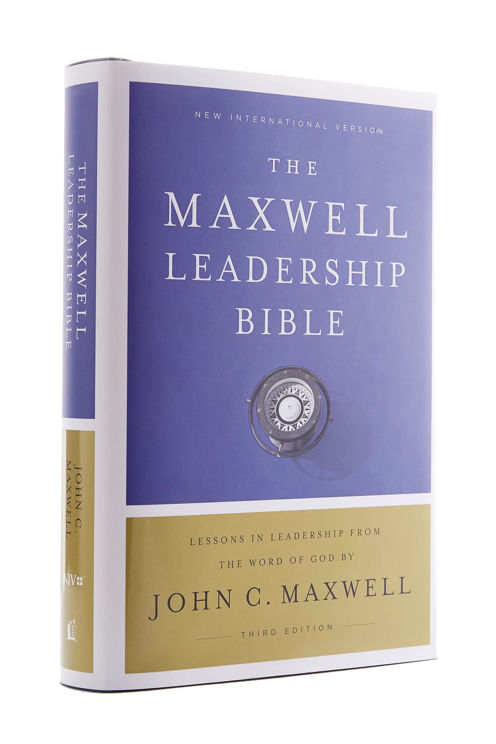 NIV Maxwell Leadership Bible, 3rd Edition Hardcover - Comfort Print Holy Bible (New International Version) for Christian Study & Leadership Development