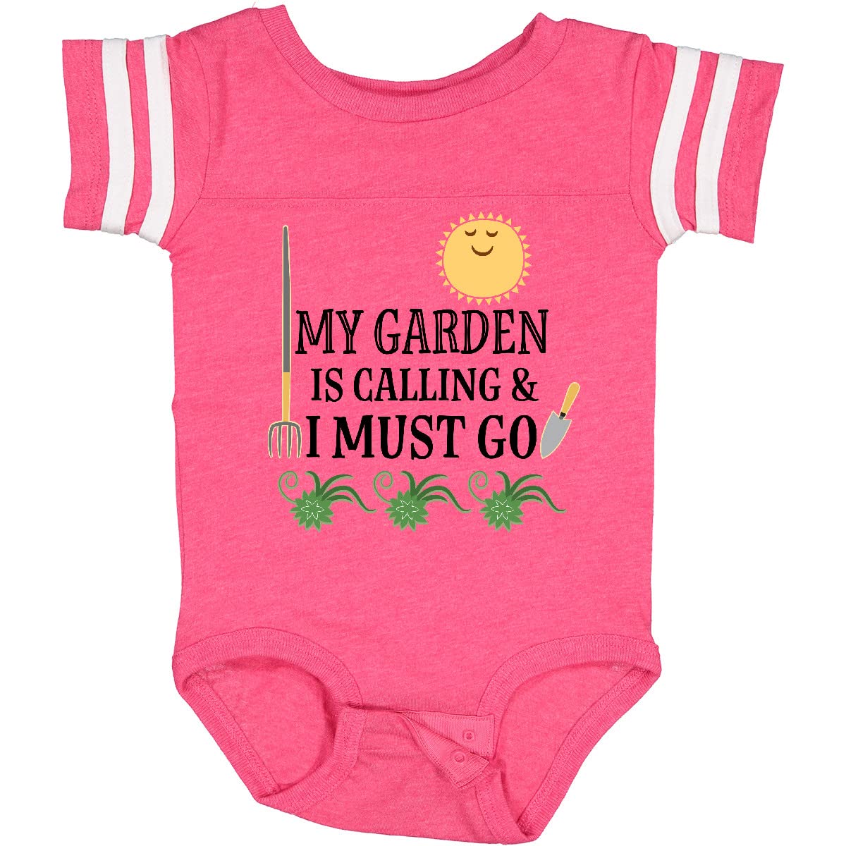 Funny Gardening Baby Bodysuit - Cute 'Garden is Calling' Design for Infants & Toddlers | Perfect for Outdoor Play, Park Visits & Family Gardening Activities