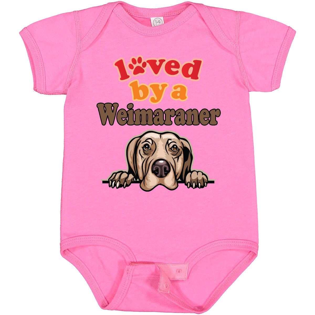 Inktastic Weimaraner Dog Lover Baby Bodysuit - Cute Puppy Outfit for Boys & Girls - Perfect Gift for Dog Owners & Pet Lovers - Great for Birthdays, Holidays & Family Photos