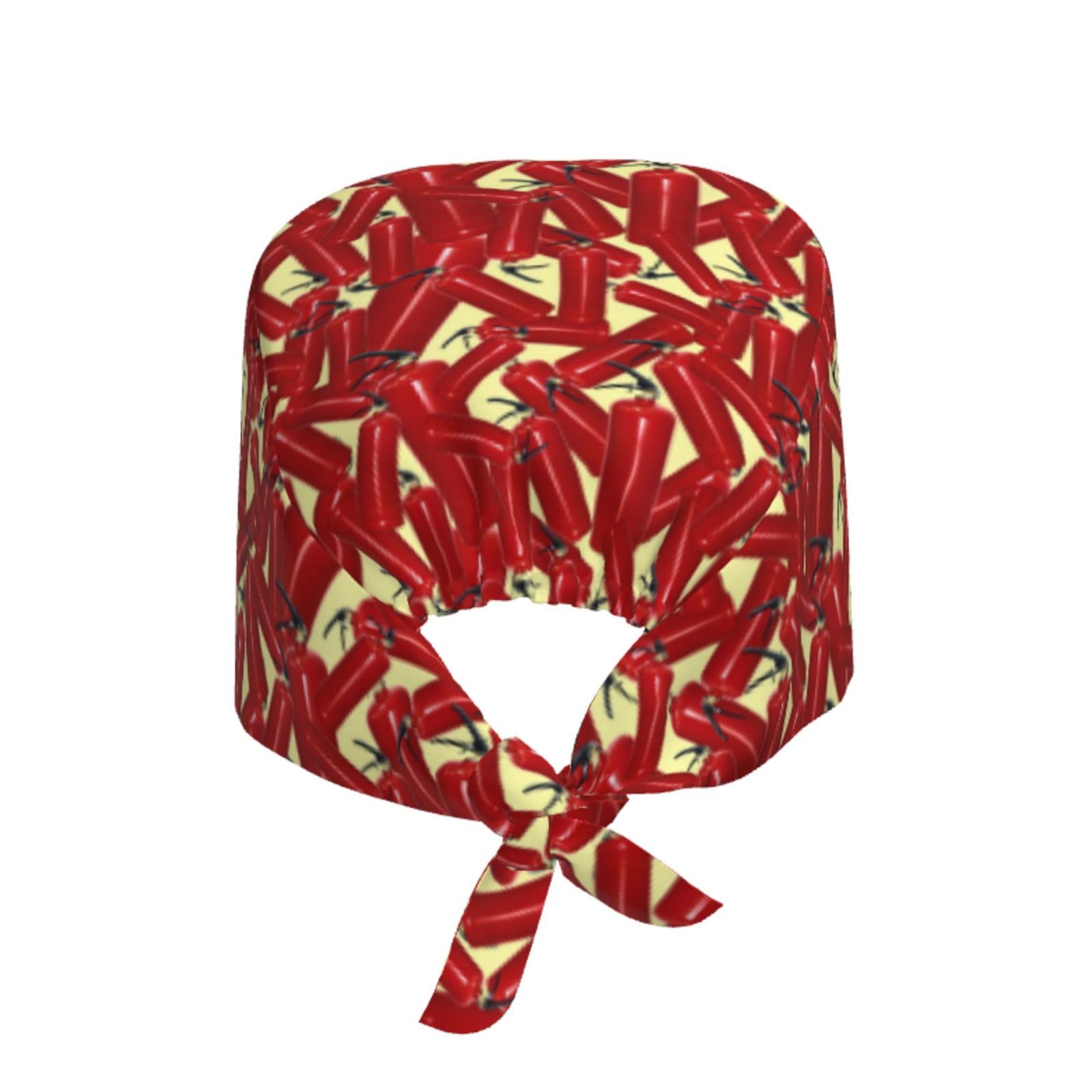 Upgraded Fire Extinguisher Scrub Cap with Adjustable Sweatband - Breathable Working Head Cover for Nurses, Doctors & Medical Professionals (Black) - Ideal for Hospitals, Clinics & Healthcare Settings