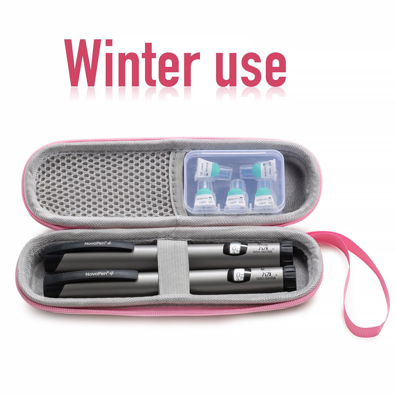 Portable Insulin Cooler Travel Case - Insulated Organizer for Insulin Pens & Diabetic Supplies - Perfect for Travel, Work, and Outdoor Activities (Green)