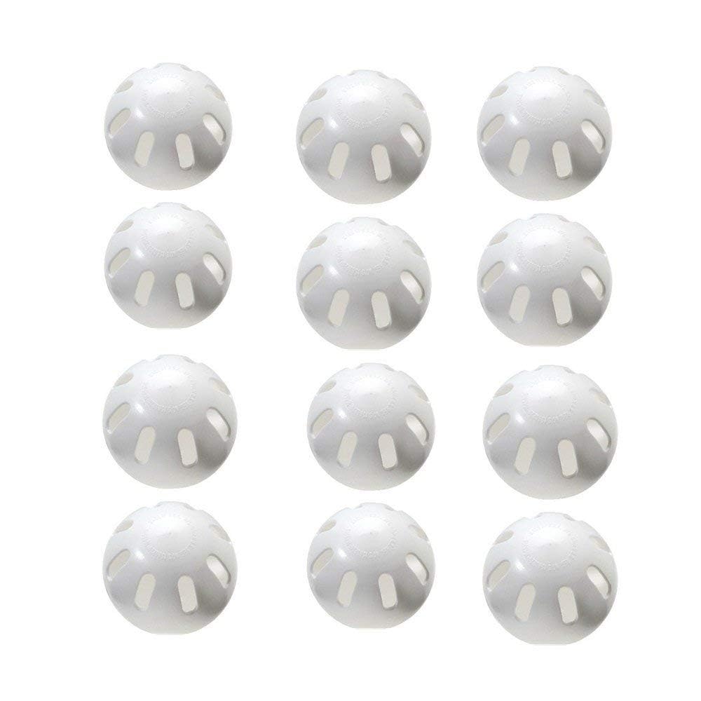 Official Size WIFFLE Ball Baseballs - 12 Pack for Backyard Games, Practice & Fun Outdoor Activities