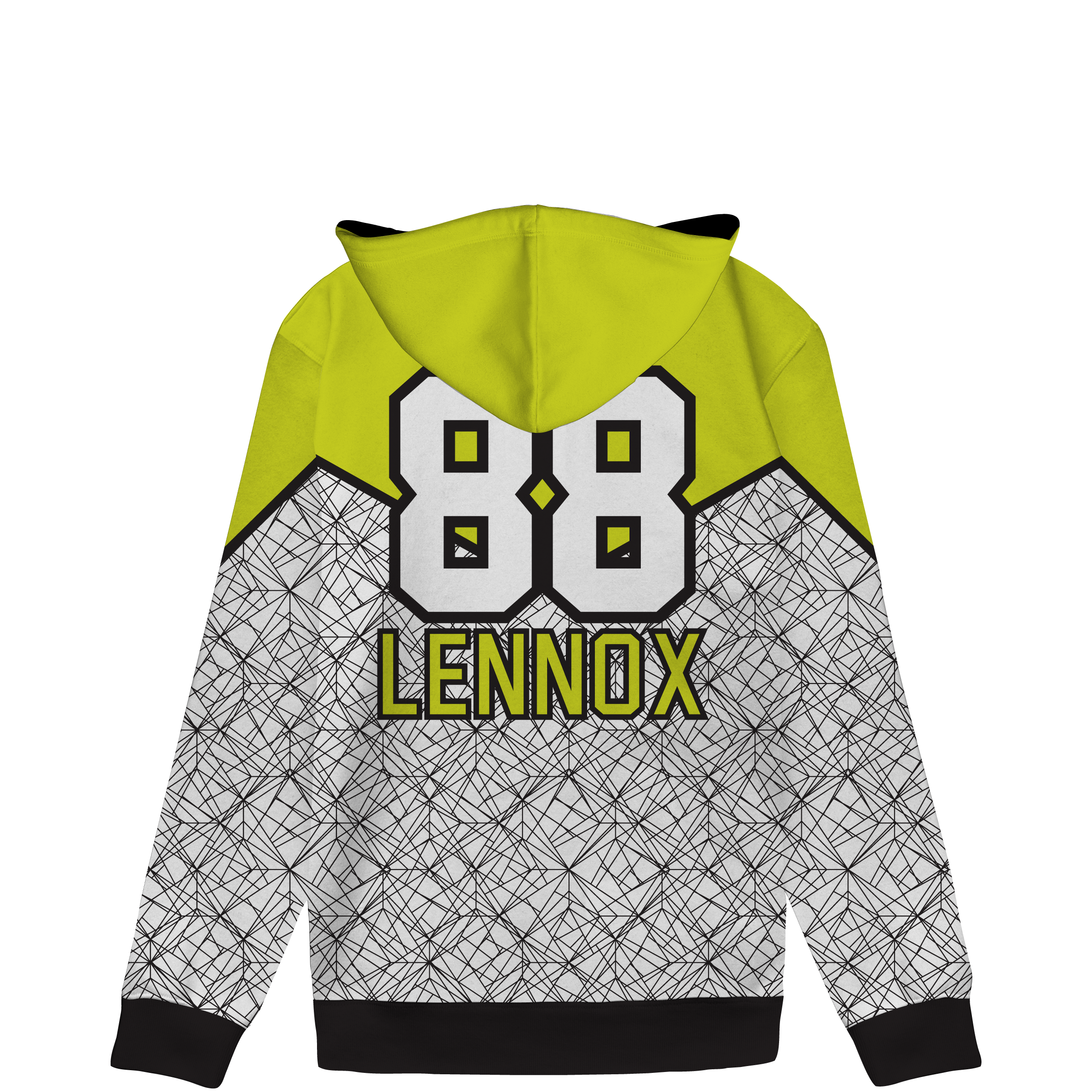 Custom Sublimated Hoodie - Unique Print Design Code 111 | Trendy Pullover for Streetwear, Sports & Casual Outfits