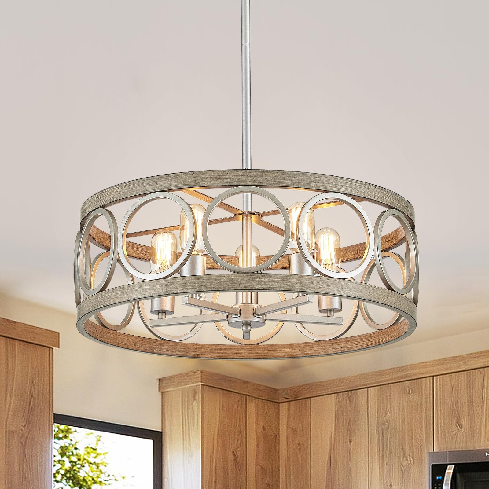 Modern Farmhouse Chandelier - 22