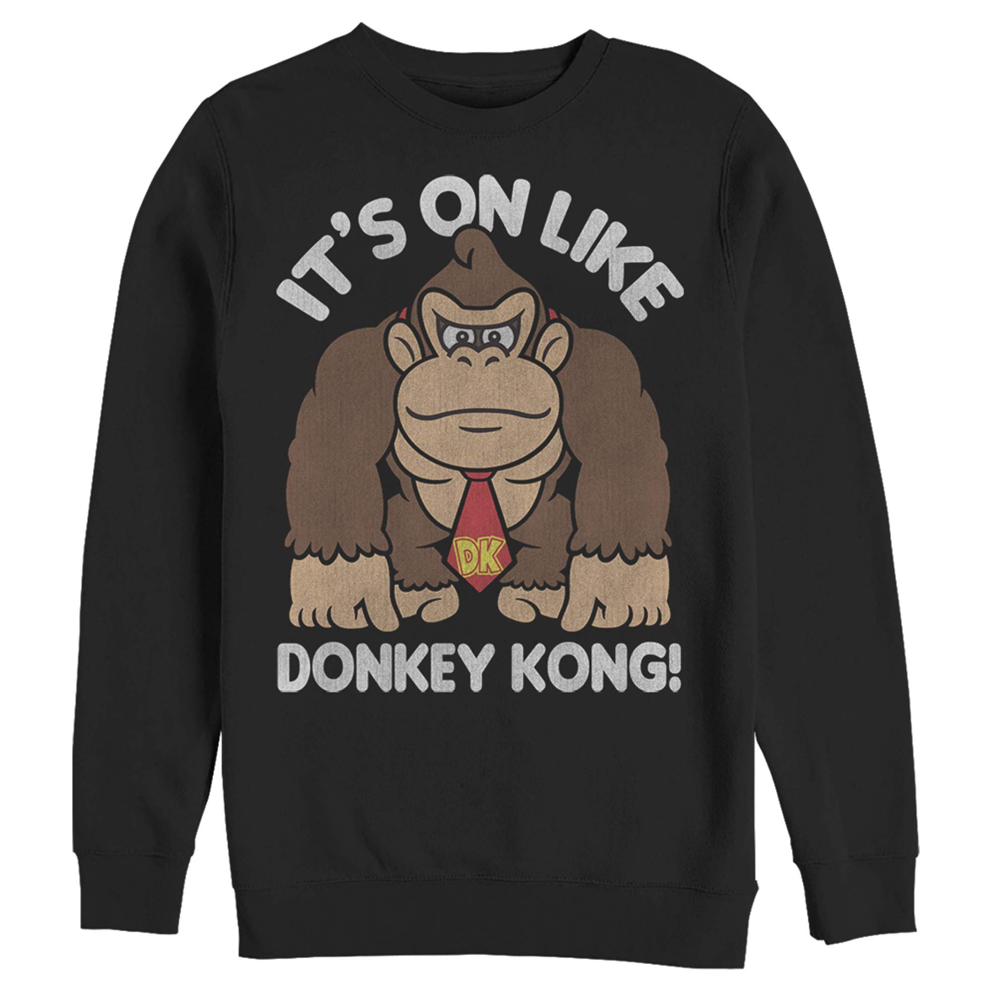 Nintendo Donkey Kong Graphic Men's Sweatshirt - Cool Gaming Hoodie for Casual Wear & Cosplay | Perfect for Gamers, Fans & Retro Enthusiasts