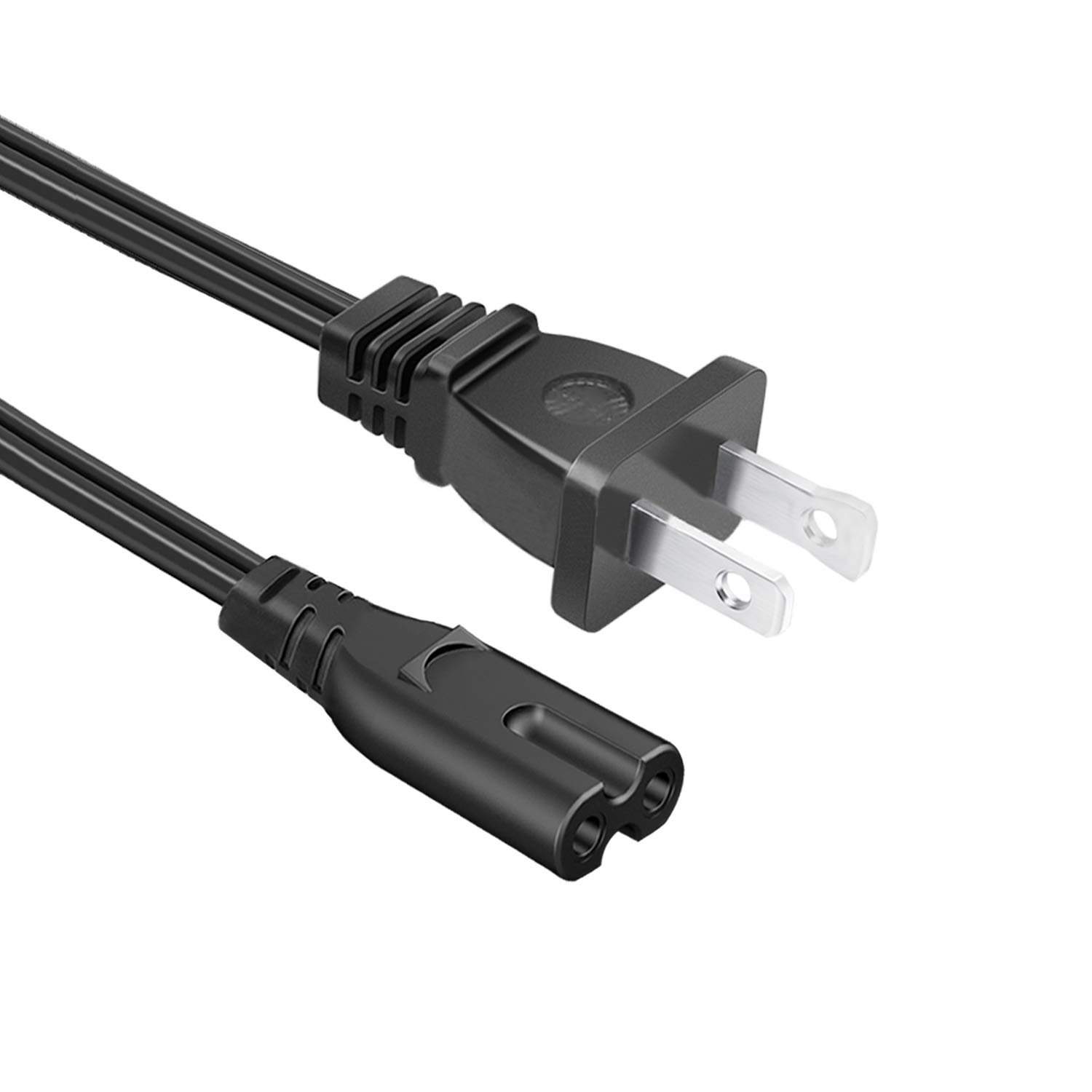 8.2ft Replacement Power Cord for HP Envy 4500/4512/4522/5530/5540/5660/6055/6255/7155/7643/7645/7855 Printers - 2 Prong AC Power Cable - Perfect for Home & Office Printer Setup