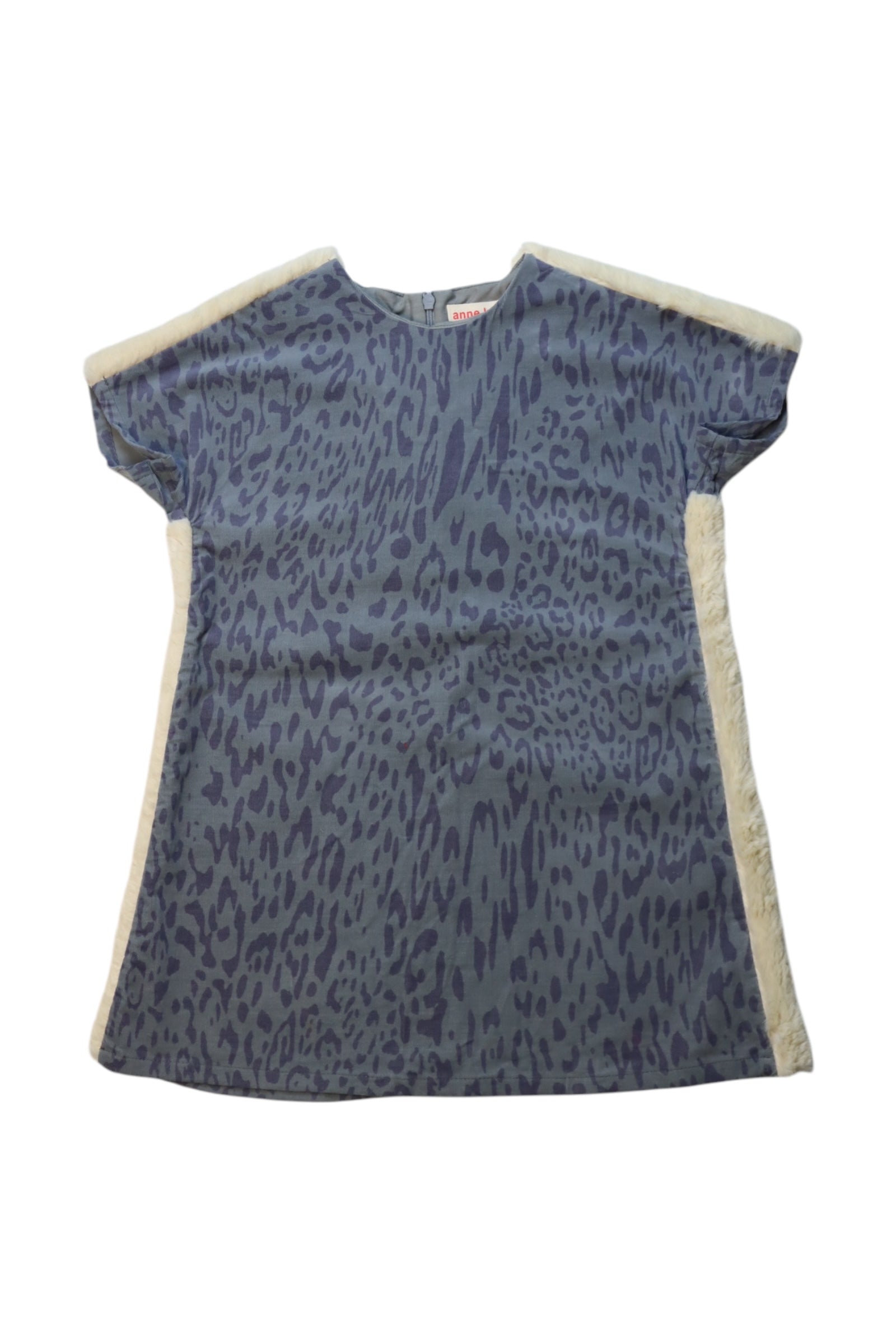 Anne Kurris Short Sleeve Animal Print Dress for Girls 4T - Cute Leopard Print Casual Summer Dress for Toddler, Perfect for Playdates & Birthday Parties