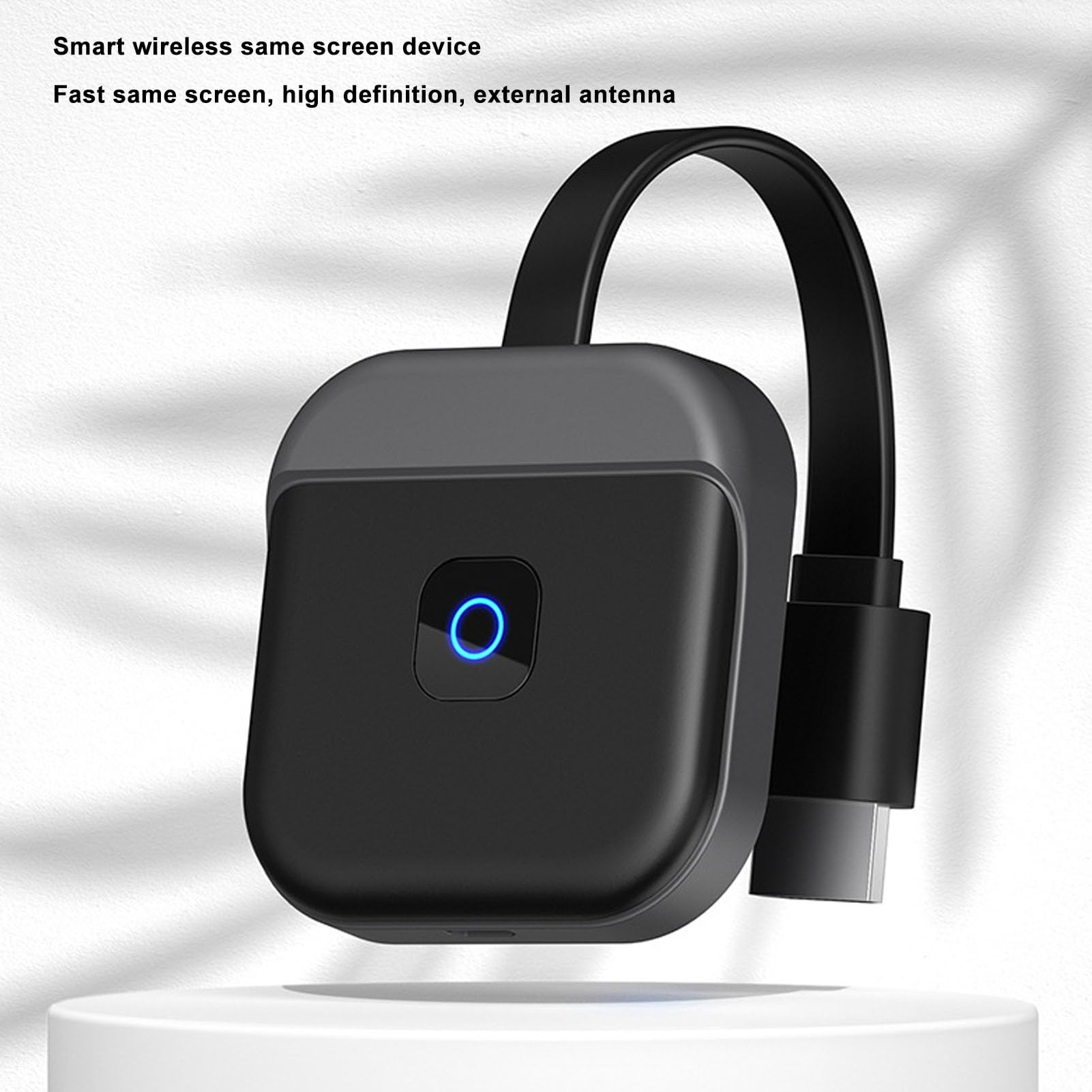4K HD Wireless Display Adapter - Fast Screen Mirroring for Phones, Tablets & Laptops | 2.4G Band | Horizontal/Vertical Switch | Home Office & Entertainment Streaming