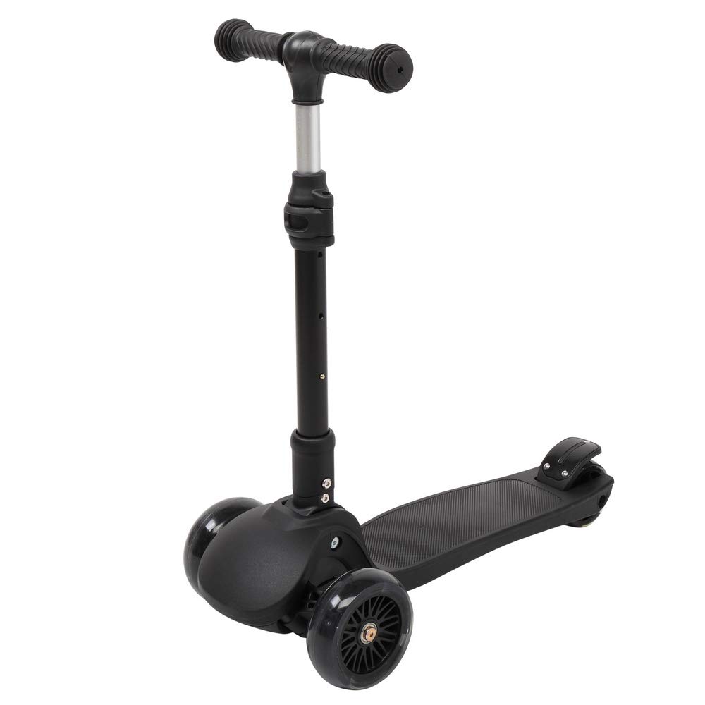 Foldable 3-Wheel Scooter for Adults - Lightweight & Portable Black Electric Scooter - Perfect for Commuting, Shopping & Urban Travel