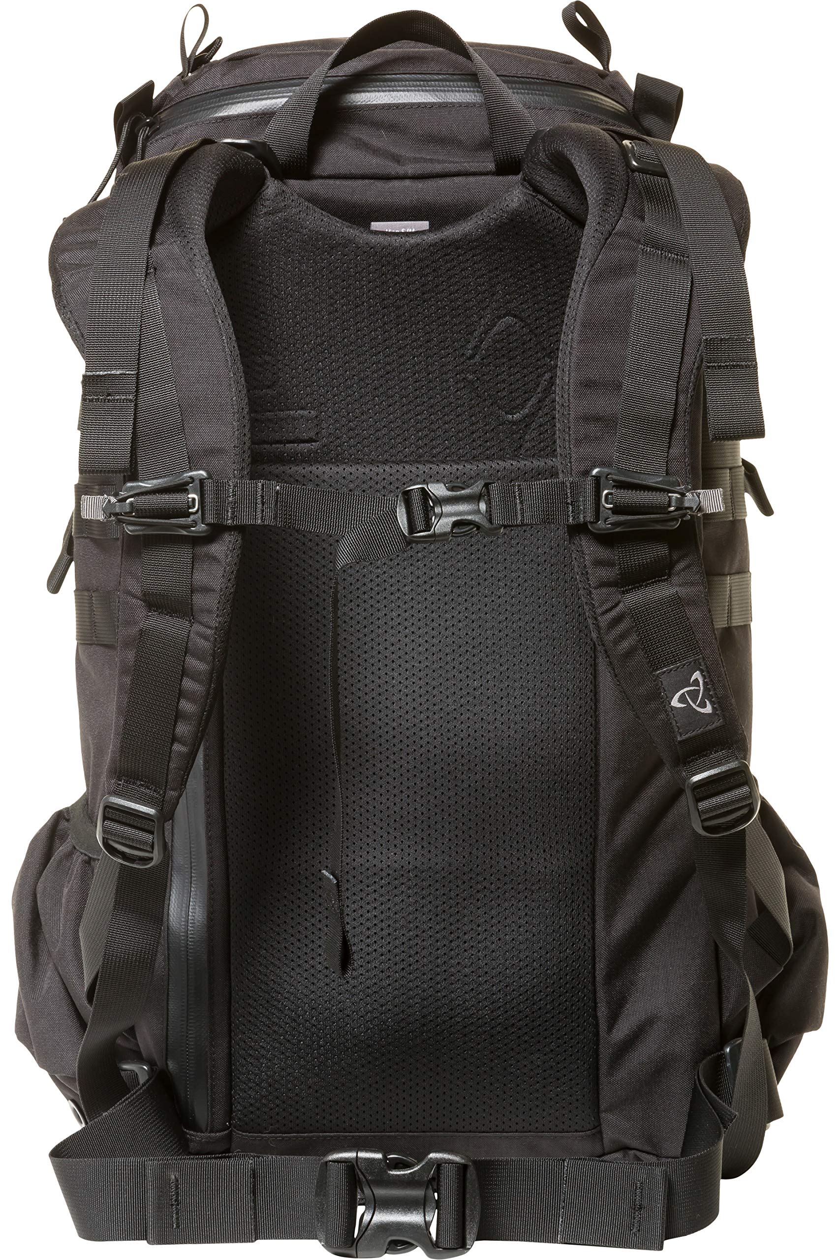 Mystery Ranch 2 Day Assault Pack - Tactical Military Backpack with MOLLE Webbing for Hiking, Camping & Outdoor Adventures (Black, Small/Medium) - Perfect for Day Trips, Travel & Tactical Gear Organization