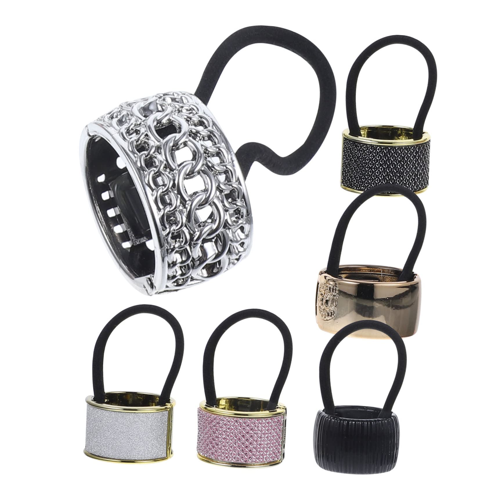 Mikinona Fashion Hair Cuffs & Ponytail Holders for Women & Girls - Stylish Hair Clips & Accessories for Everyday Wear, Parties & Special Occasions