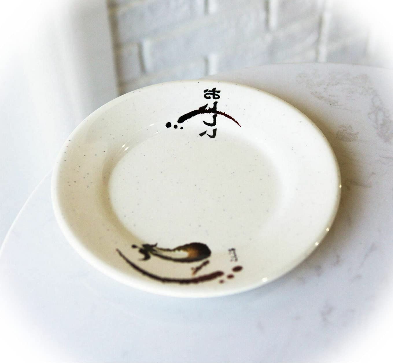 6 Zen Swirl Eggplant Plates 7