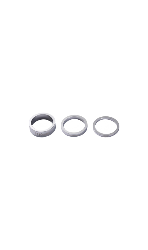 Envy Bar Spacers Pack - Chrome Motorcycle Handlebar Risers for Harley, Honda, Yamaha - Perfect for Custom Bike Builds & Comfort Upgrades