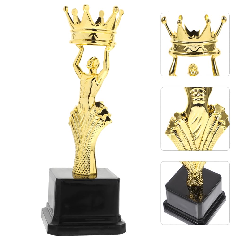 Gold Crown Award Trophy Cups - 1st Place Recognition Trophy for Achievement, Competition & Winning Prizes | Perfect for Sports Awards, Academic Ceremonies & Corporate Events