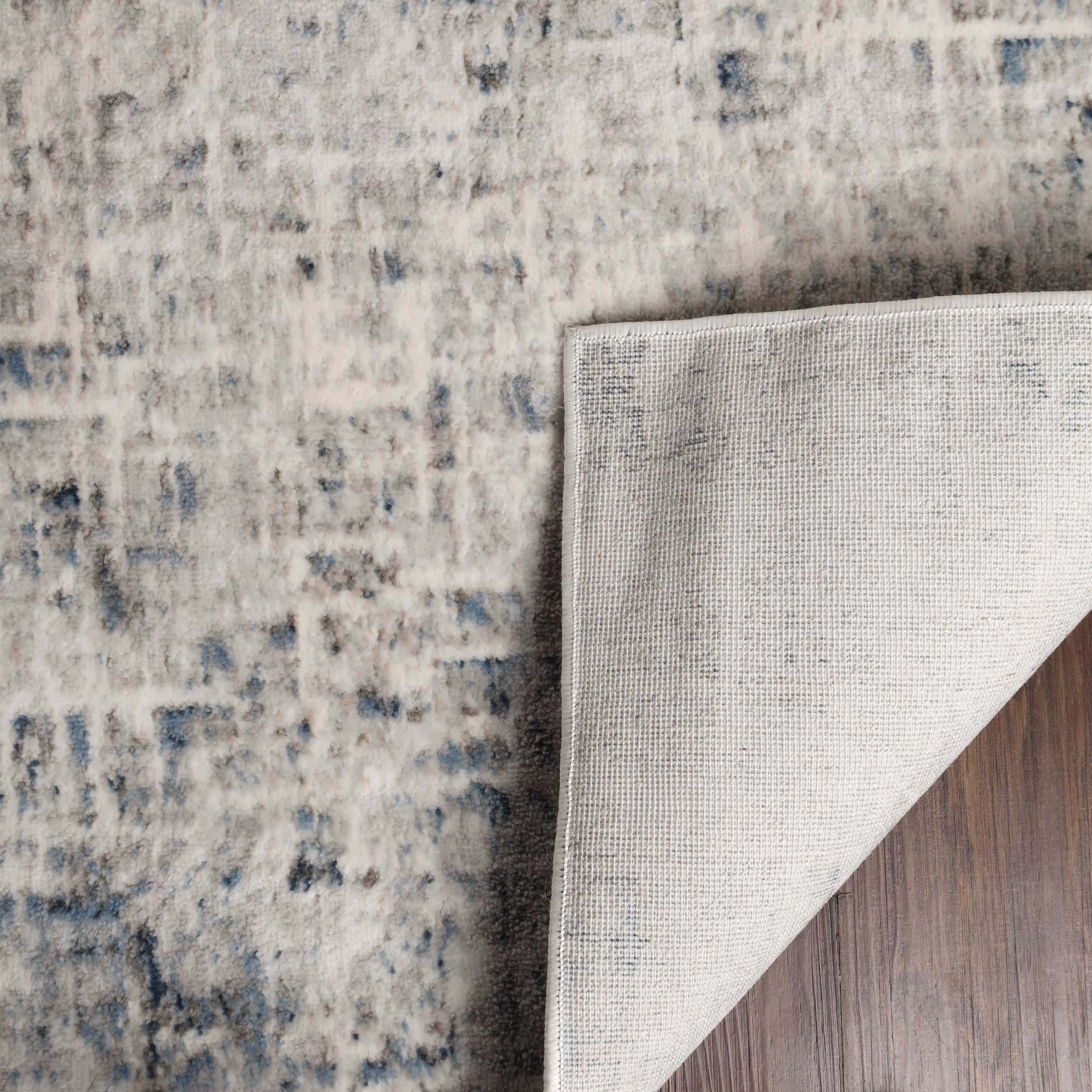 Stylish Acer Distressed Contemporary Abstract Modern Indoor Area Rug or Runner - Perfect for Living Room, Bedroom, and Home Decor