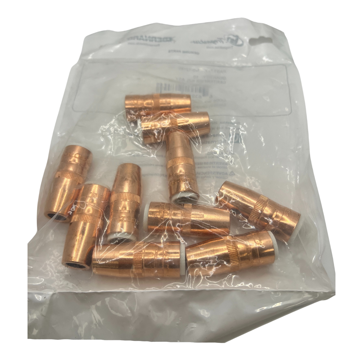 Bernard Centerfire MIG Welding Nozzles - 10 Pack for Steel & Metal Fabrication - Ideal for DIY, Auto Repair & Industrial Welding Projects