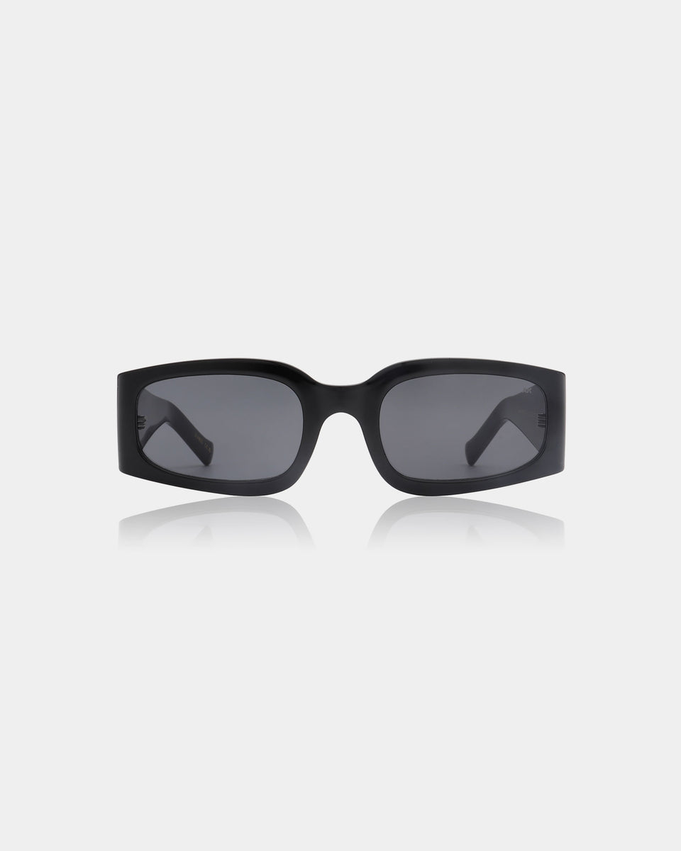 A. Kjaerbede Black Alex Sunglasses - UV Protection, Polarized Lenses for Men & Women - Perfect for Driving, Beach & Outdoor Activities