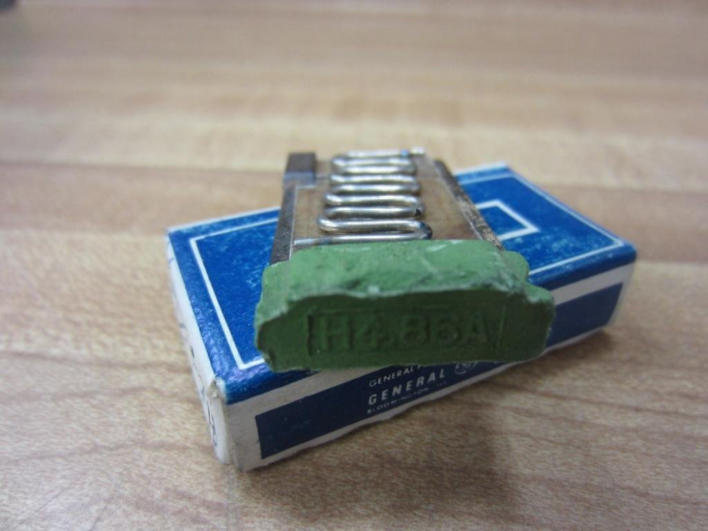GE CR123-H486A Overload Heater Element - Green Base Replacement Part for Industrial Equipment & Electrical Panels | Compatible with Motors, Pumps & HVAC Systems