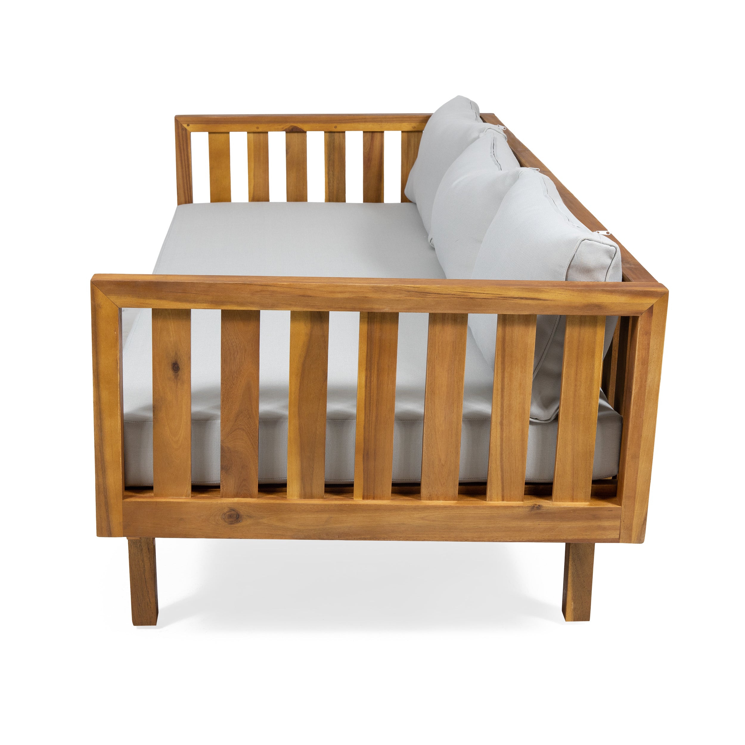 CLAREMONT 3-Seater Daybed - Modern Sofa Bed for Living Room, Guest Room & Patio - Comfortable Convertible Lounge Furniture for Small Spaces