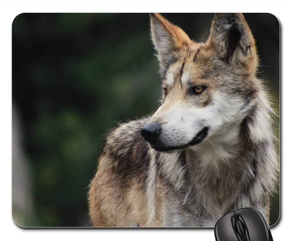 Premium Gaming Mouse Pad with Wolf Portrait - Non-Slip Rubber Base, Extended Mouse Mat for PC & Laptop - Perfect for Gaming, Office Work & Graphic Design