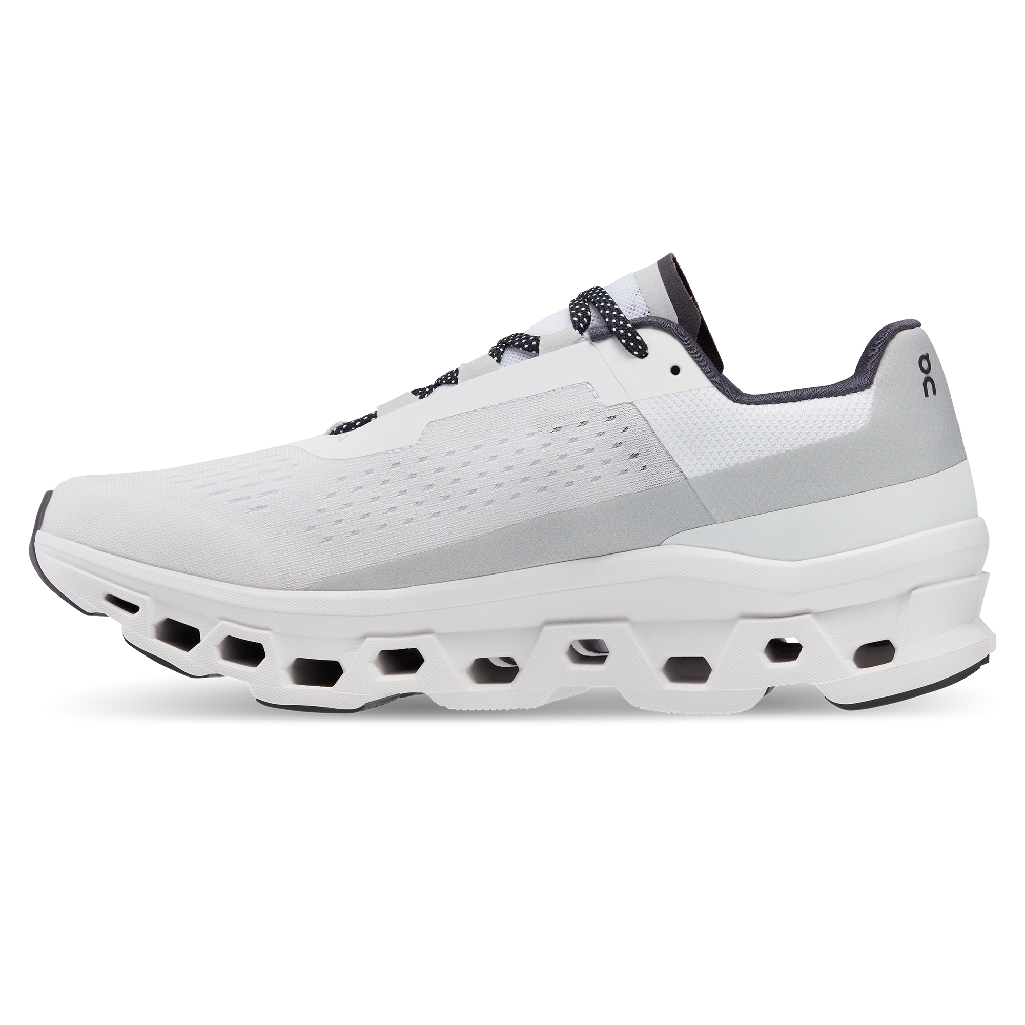 On Running Men's Cloudmonster Running Shoes - All White | Lightweight Cushioned Sneakers for Road Running & Training | Perfect for Marathon, Jogging & Gym Workouts