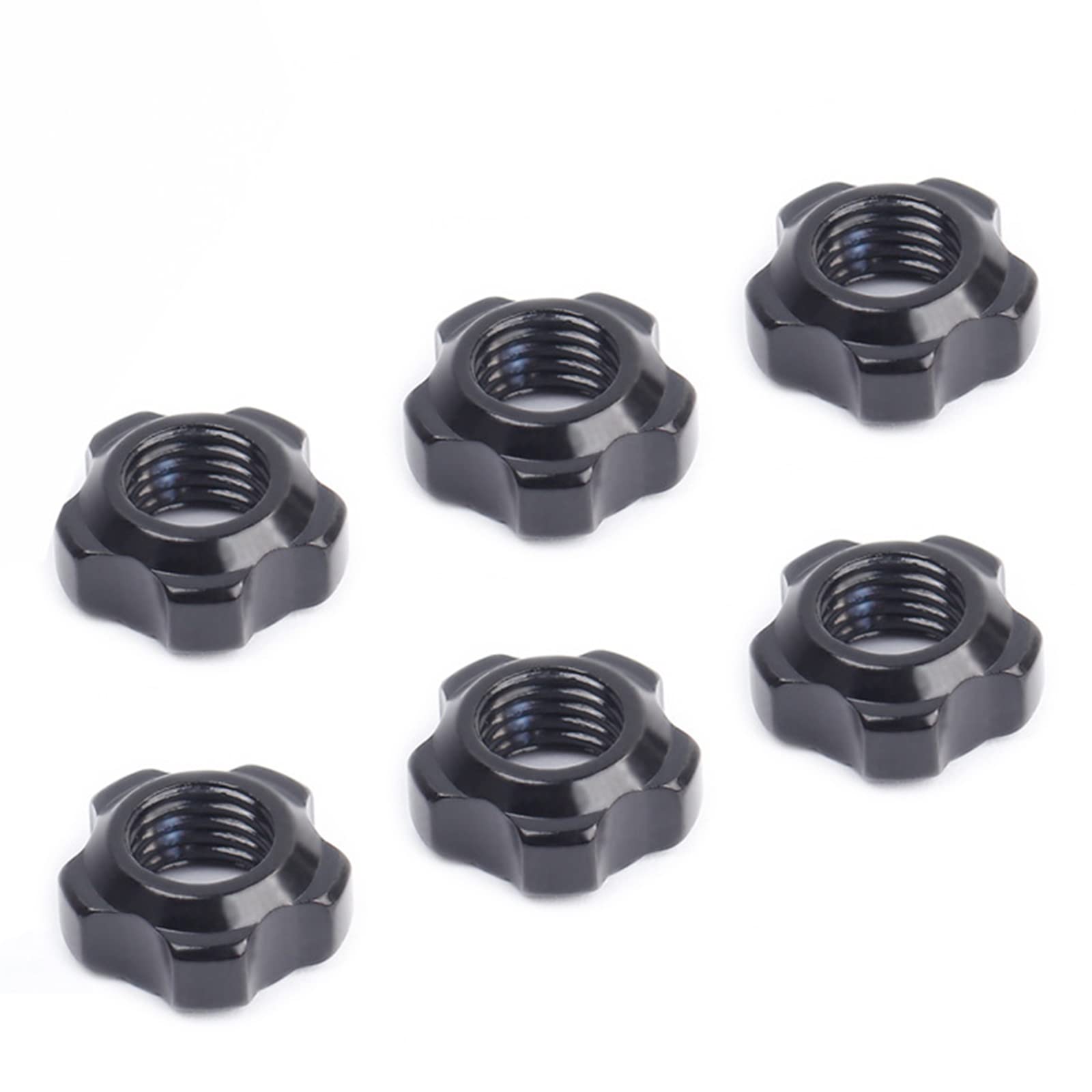 5PCS Bike Vacuum Tire Valve Nut Set - Presta Valve Nut Sealing Rings with Installation Wrench for Bicycle Repair and Maintenance - Perfect for Road Bikes, Mountain Bikes and Cycling Enthusiasts