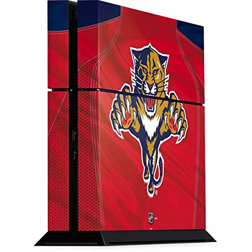 Officially Licensed NHL Florida Panthers Jersey Design Skin Decal for PS4 Console - Custom Gaming Protection for Playstation 4 - Perfect for Gamers & Sports Fans