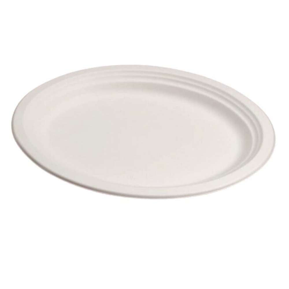 Eco-Friendly Biodegradable Oval Plates 6-Pack, 32 x 25cm - Perfect for Parties, Picnics & Sustainable Dining | #OB0381