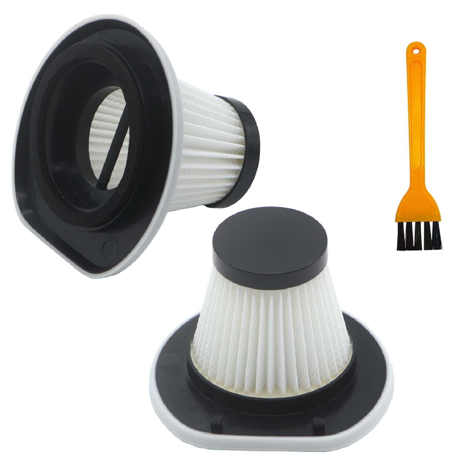 2 Pack Vacuum Filters Compatible with ThisWorx TWC-01 & Auto Joe ATJ-V501 Car Vacuum Cleaners - Replacement Filters for Car Cleaning, Home & Office Use