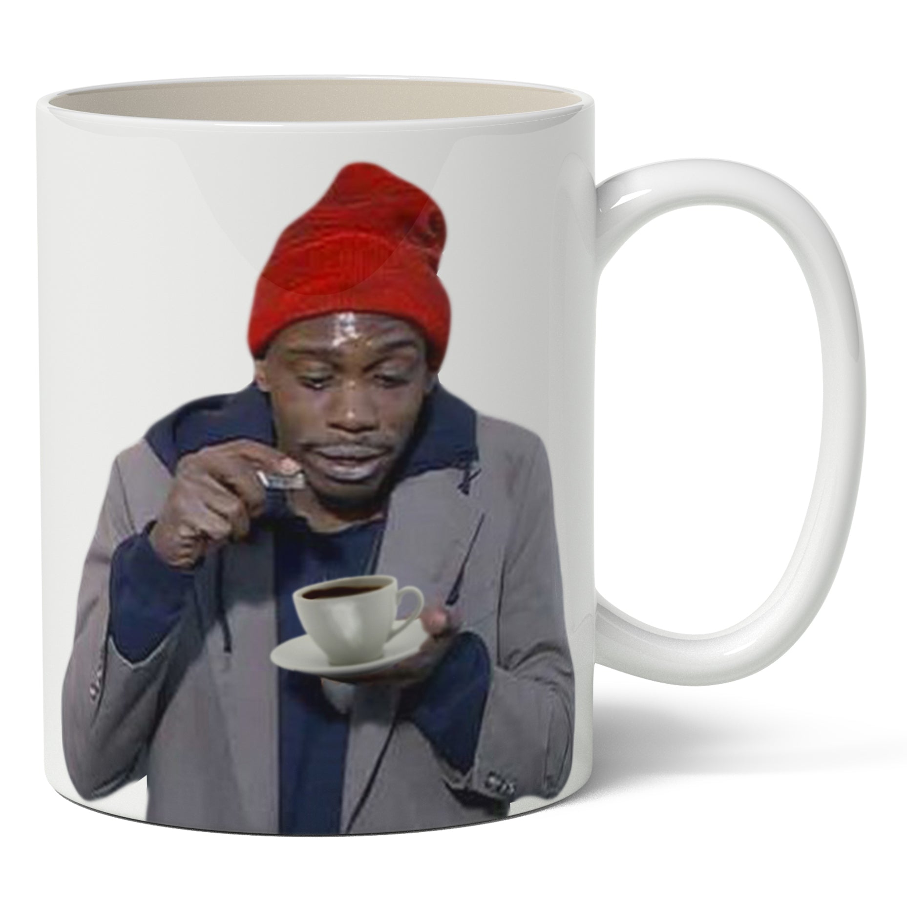 Funny Tyrone Biggums Coffee Mug - Chappelle's Show Inspired Ceramic Cup for Coffee, Tea & Hot Drinks - Perfect Gift for Comedy Fans & Office Use