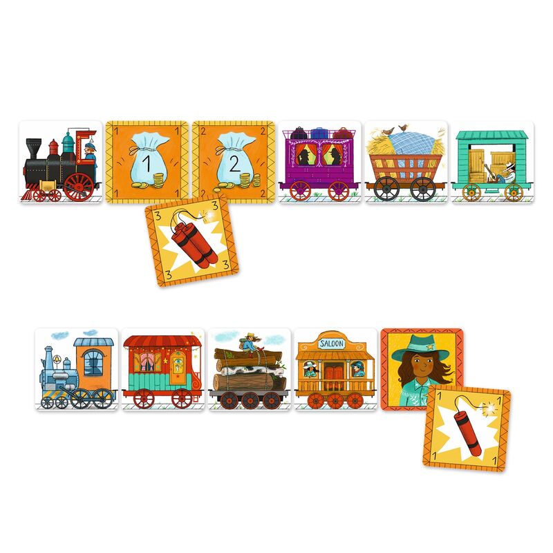 Golden Train Card Game - Fun Family Board Game for Kids & Adults - Perfect for Parties, Game Nights & Travel